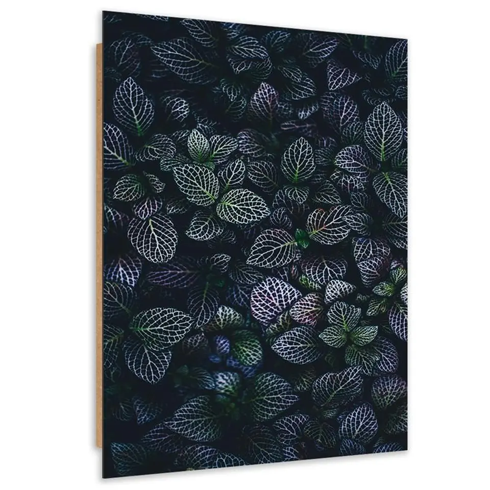 ⁨Obraz Deco Panel, Zimowe liście (Rozmiar 80x120)⁩ w sklepie Wasserman.eu