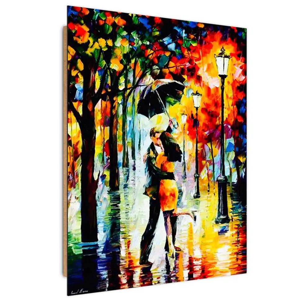 ⁨Obraz Deco Panel, Zakochana para pod parasolem (Rozmiar 40x60)⁩ w sklepie Wasserman.eu
