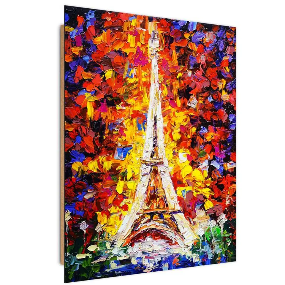 ⁨Obraz Deco Panel, Malowana Wieża Eiffla (Rozmiar 40x60)⁩ w sklepie Wasserman.eu