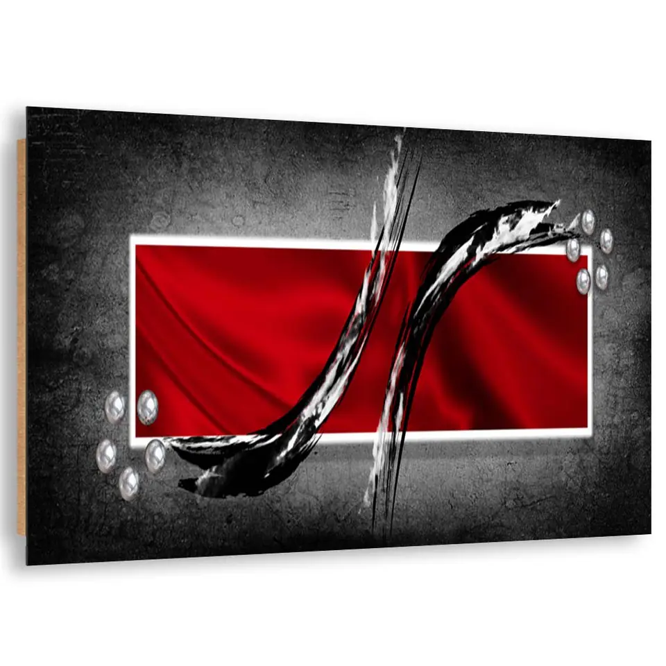 ⁨Obraz Deco Panel, Tajemnica czerwieni (Rozmiar 100x70)⁩ w sklepie Wasserman.eu