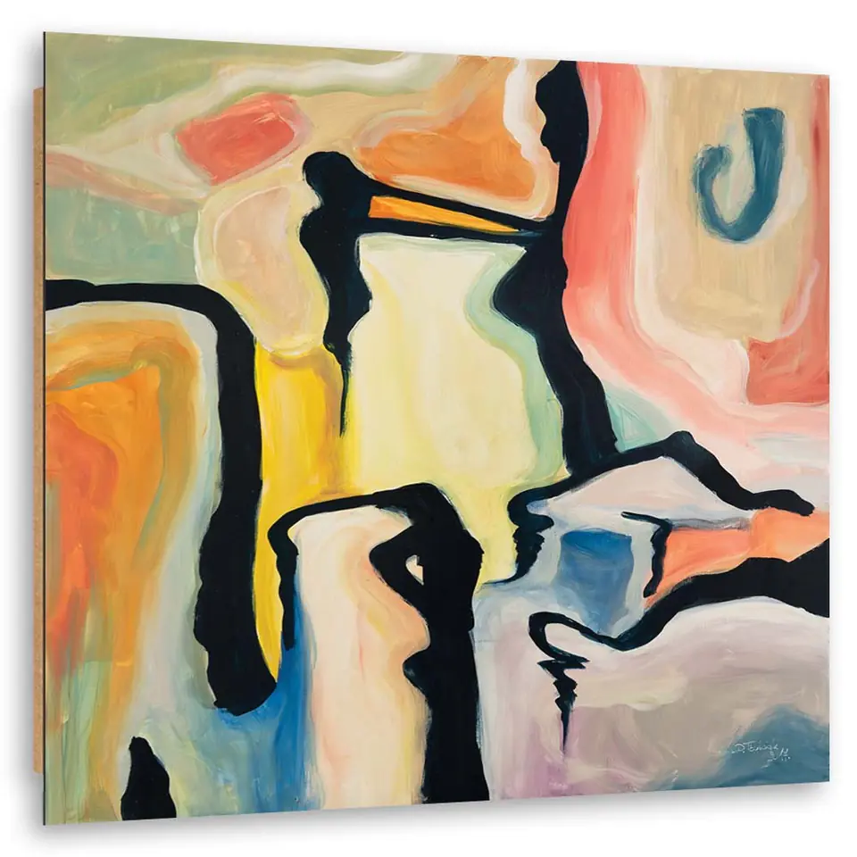 ⁨Obraz Deco Panel, Pastelowa kompozycja (Rozmiar 30x30)⁩ w sklepie Wasserman.eu