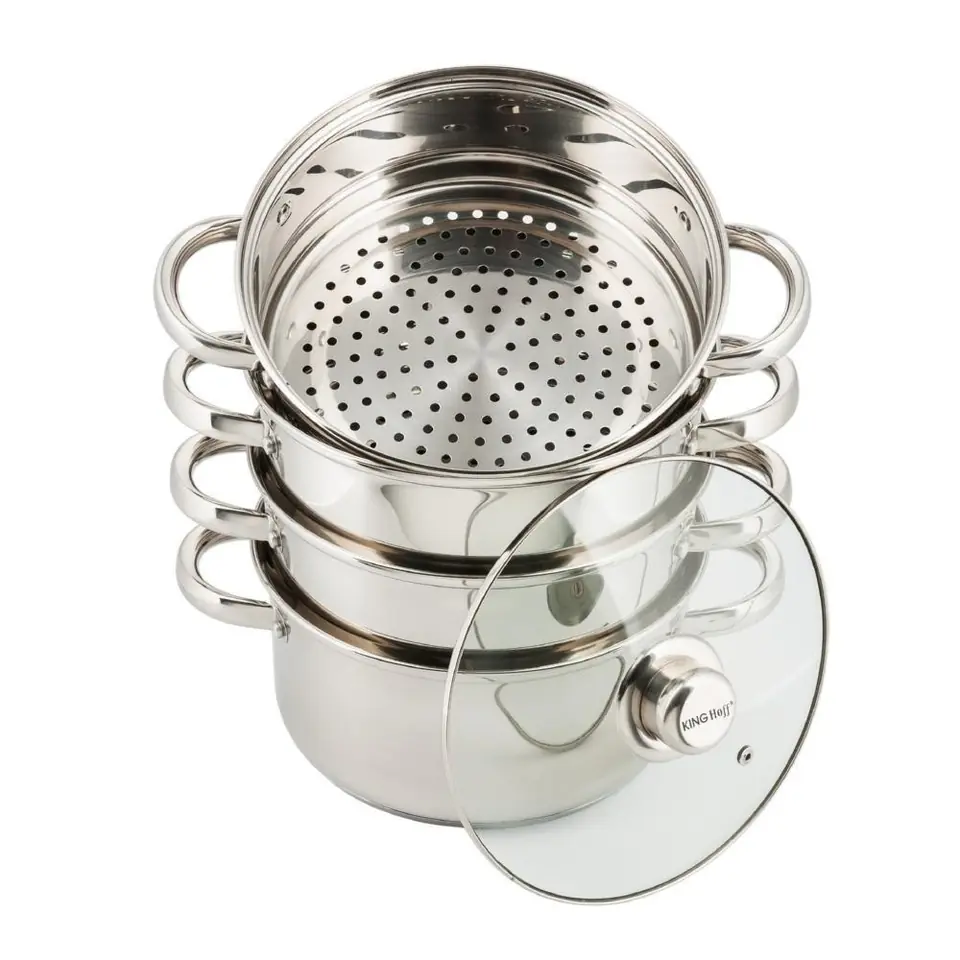 KINGHOFF STEAM POT 24cm 5.0L KH-3320 at Wasserman.eu