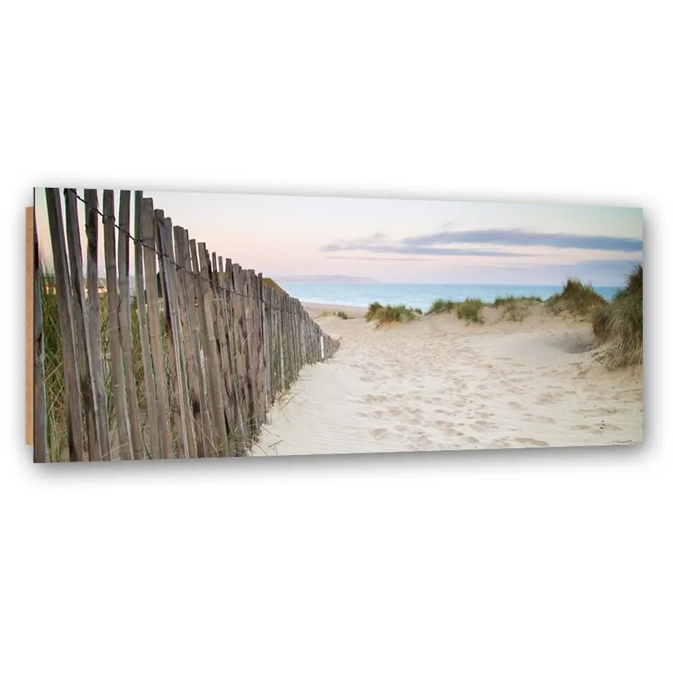 ⁨Obraz Deco Panel, Plaża po zachodzie słońca (Rozmiar 120x40)⁩ w sklepie Wasserman.eu