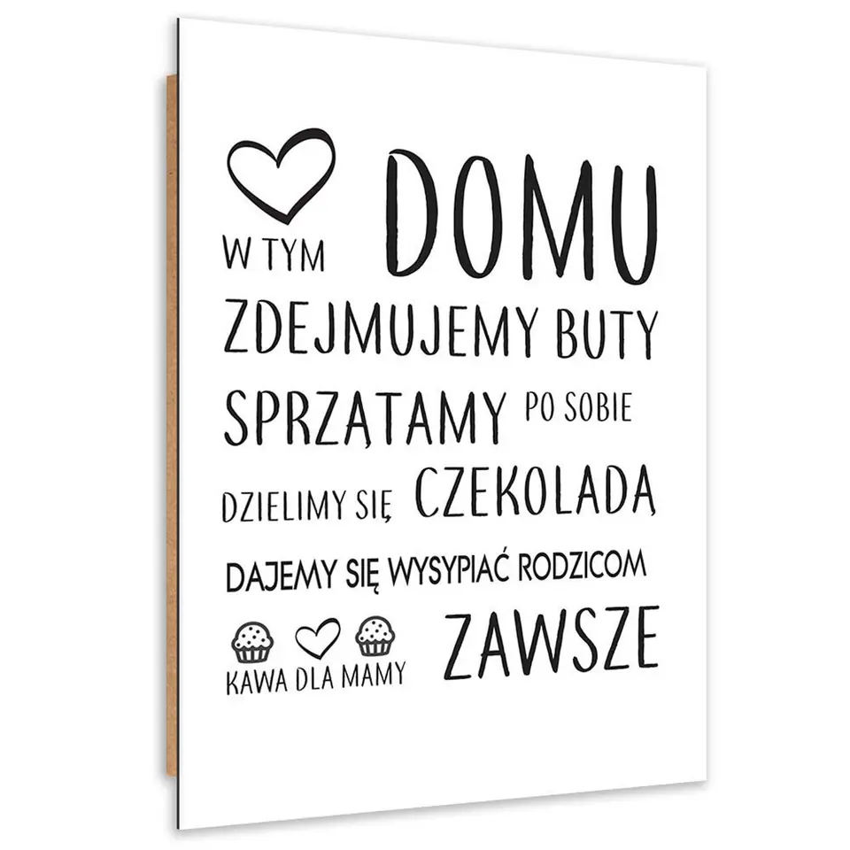 ⁨Obraz Deco Panel, W domu (Rozmiar 70x100)⁩ w sklepie Wasserman.eu