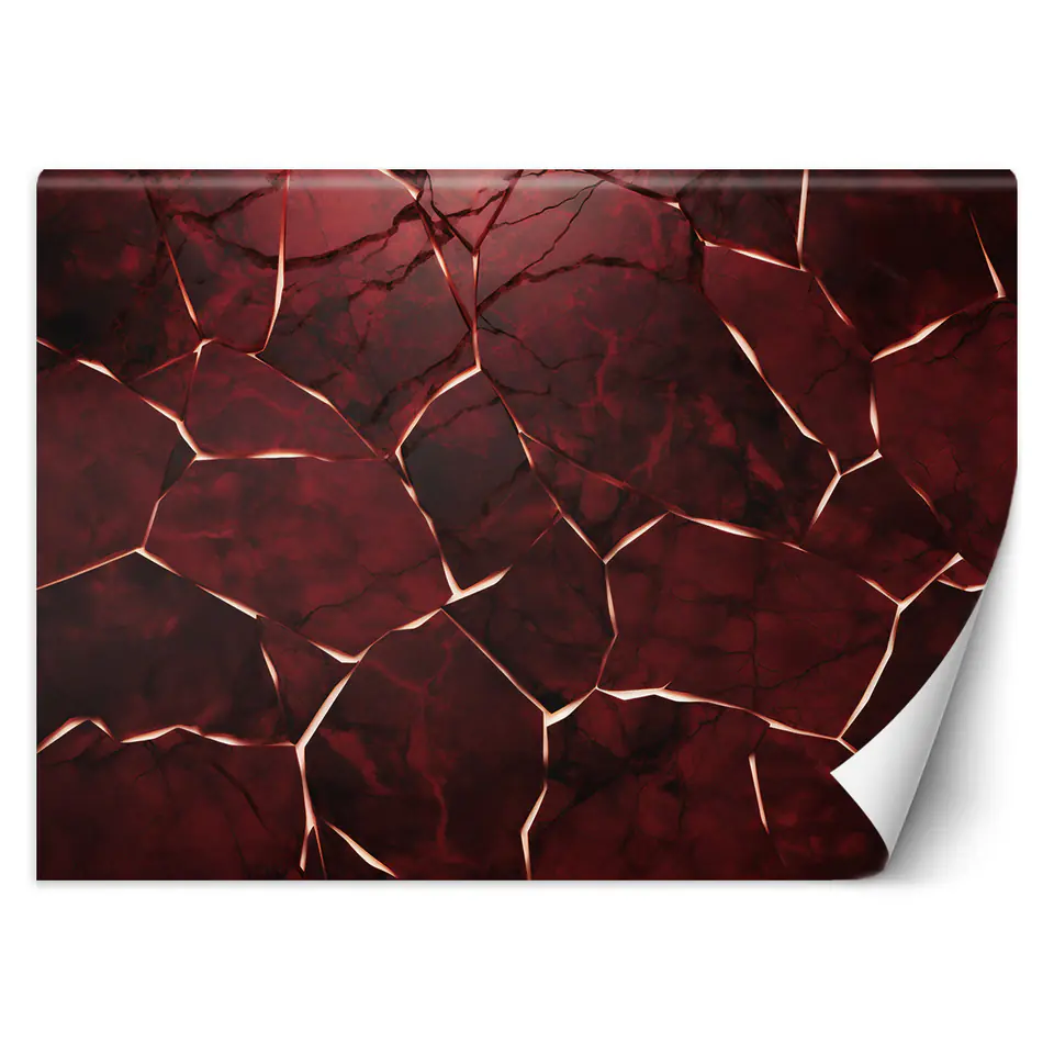 ⁨Fototapeta, Czerwona tekstura 3D (Rozmiar 450x315)⁩ w sklepie Wasserman.eu
