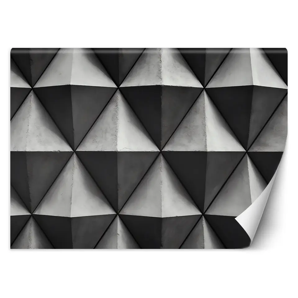 ⁨Fototapeta, Trójkąty geometryczne 3D (Rozmiar 100x70)⁩ w sklepie Wasserman.eu