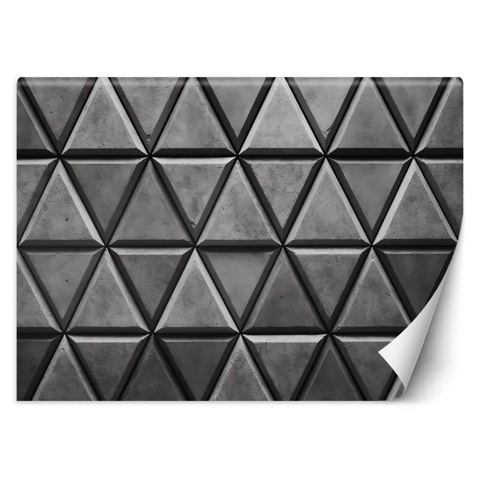 ⁨Fototapeta, Geometryczne trójkąty 3D (Rozmiar 400x280)⁩ w sklepie Wasserman.eu