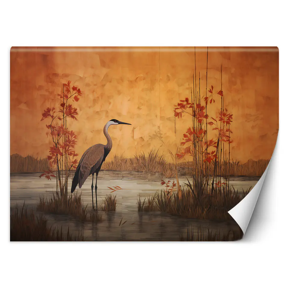⁨Fototapeta, Orientalny żuraw (Rozmiar 150x105)⁩ w sklepie Wasserman.eu