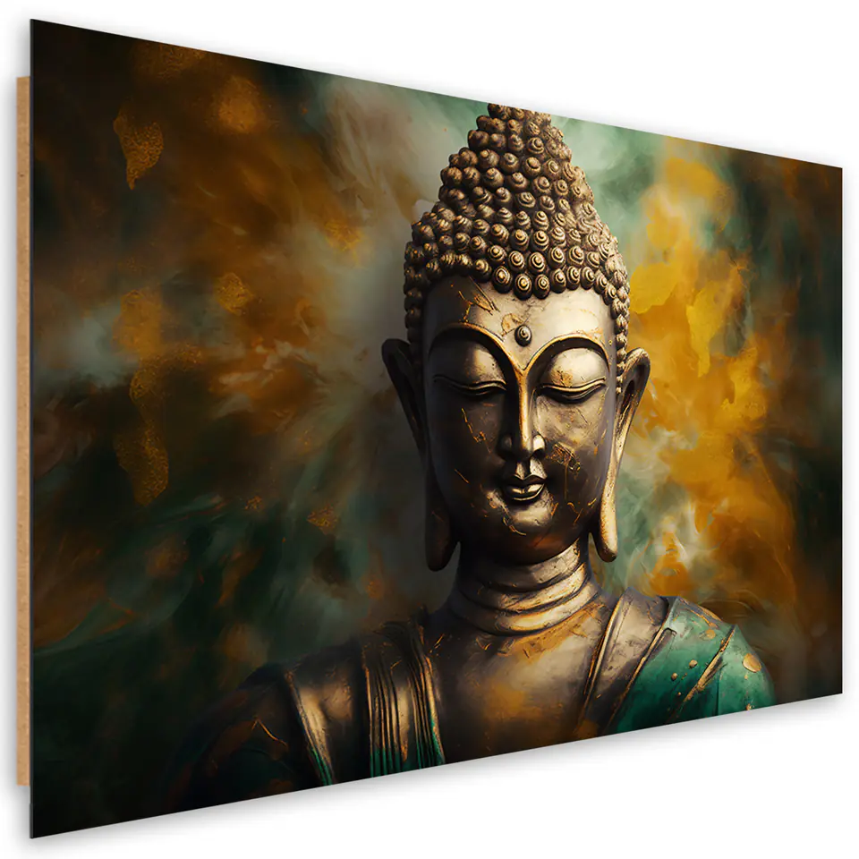 ⁨Obraz Deco Panel,  Posąg Buddy Abstrakcja (Rozmiar 60x40)⁩ w sklepie Wasserman.eu