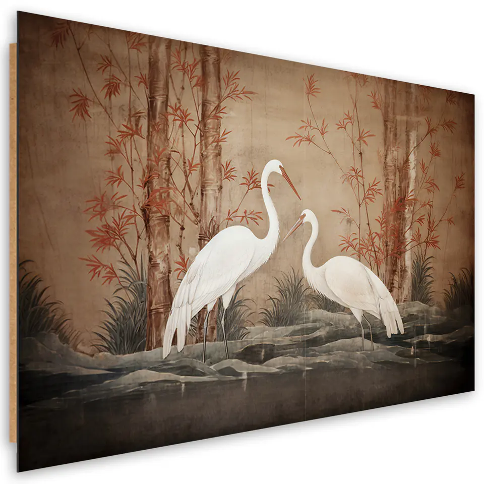 ⁨Obraz Deco Panel,  Zwierzę Ptak Orientalny (Rozmiar 60x40)⁩ w sklepie Wasserman.eu