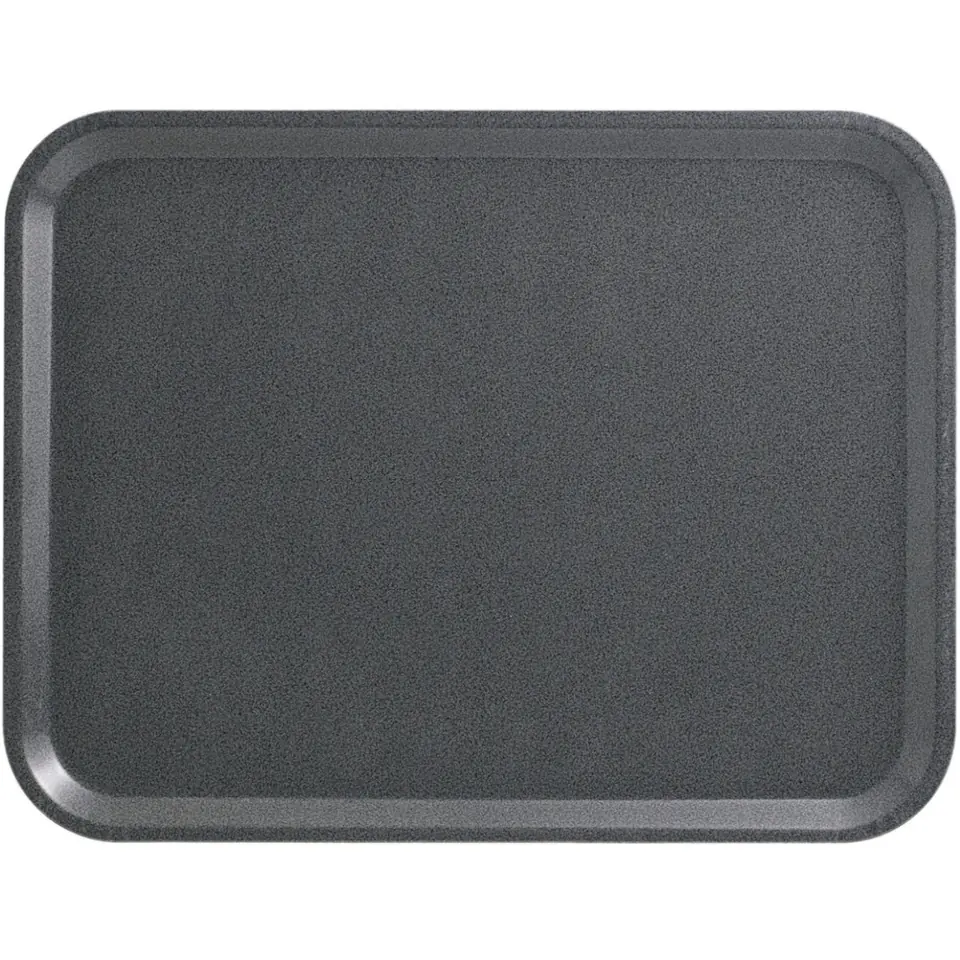 ⁨Taca kelnerska do serwowania CAMBRO Capri 33x43cm - granit grafit⁩ w sklepie Wasserman.eu
