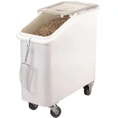 ⁨Pojemnik wózek CAMBRO do transportu i przechowywania produktów sypkich mąka cukier 102L⁩ w sklepie Wasserman.eu