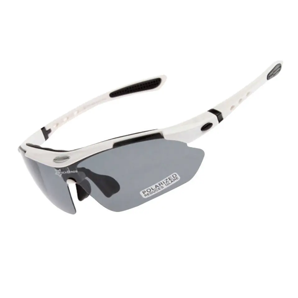 ⁨Okulary rowerowe z fotochromem ROCKBROS 10142 (białe)⁩ w sklepie Wasserman.eu