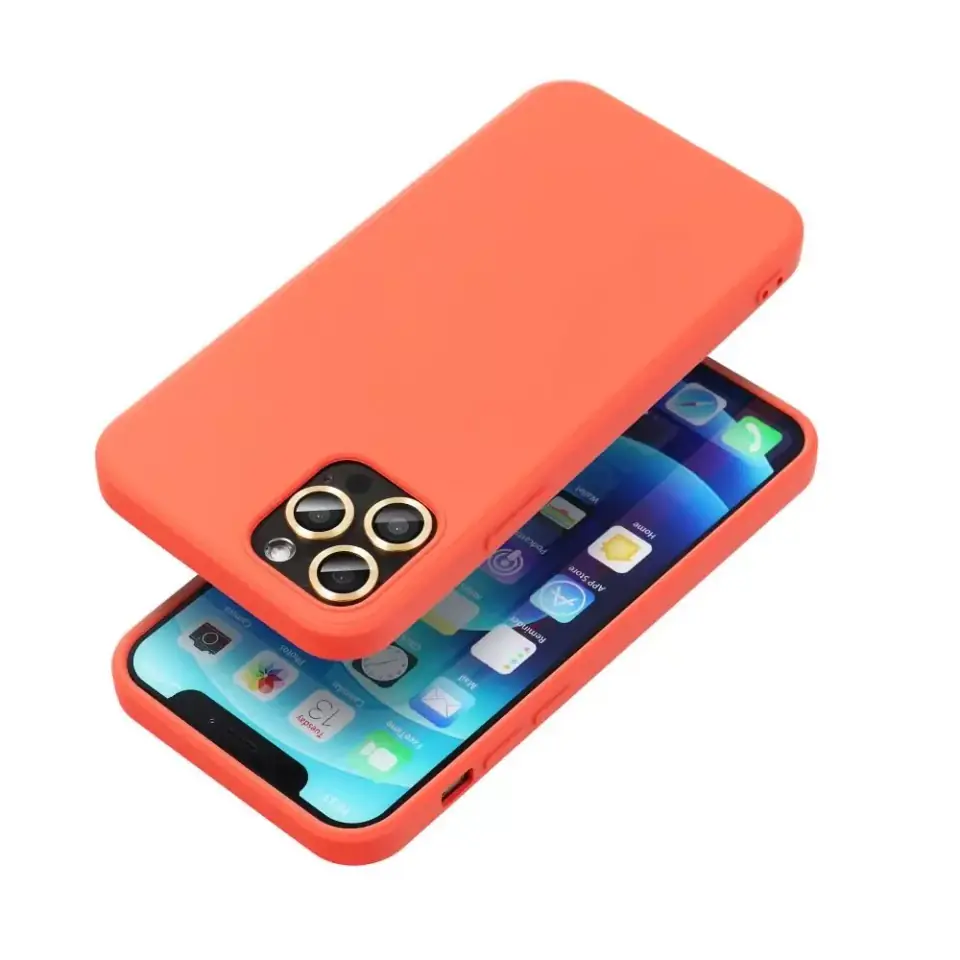 ⁨Etui futerał SILICONE do Apple iPhone 15 brzoskwiniowy⁩ w sklepie Wasserman.eu