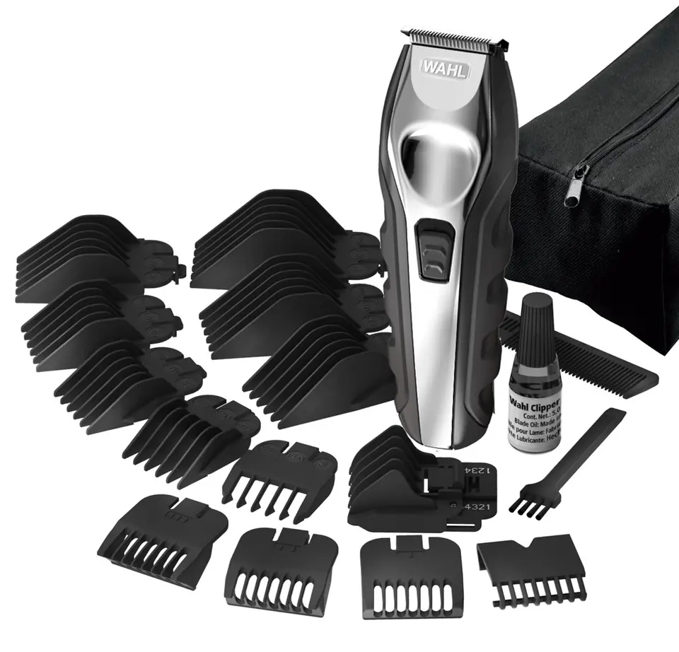 ⁨Wahl 09888-1316 beard trimmer AC/Battery 12 2.5 cm Black, Stainless steel⁩ at Wasserman.eu