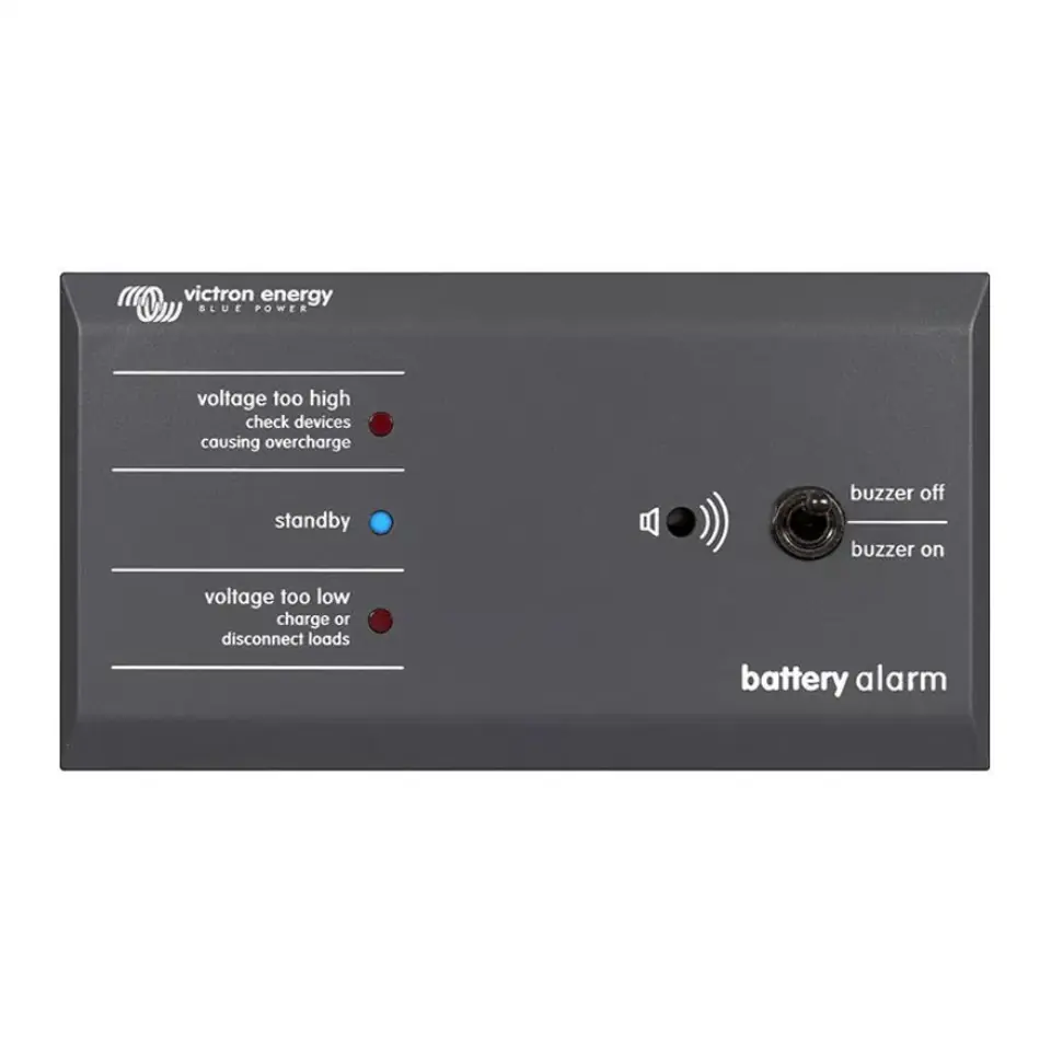 ⁨Victron Energy GX battery level fault indicator⁩ at Wasserman.eu