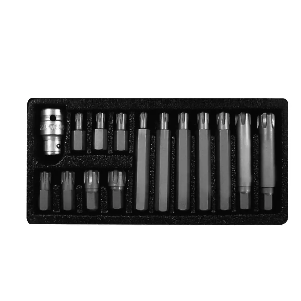 ⁨10746 Set of terminals, bits 3/8 inch Ribe M6-M14, L=30/75mm, 15 pieces⁩ at Wasserman.eu