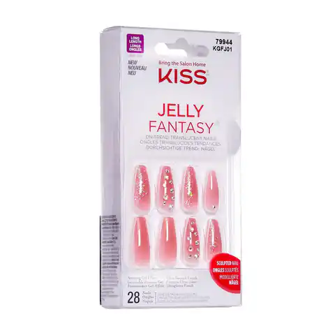 ⁨KISS Szt. Paznokcie Jelly Fantasy KGFJ01 Be Jelly⁩ w sklepie Wasserman.eu