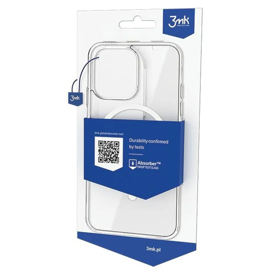 ⁨3MK MagCase iPhone 15 Plus 6.7" przezroczysty/clear kompatybilny z MagSafe⁩ w sklepie Wasserman.eu