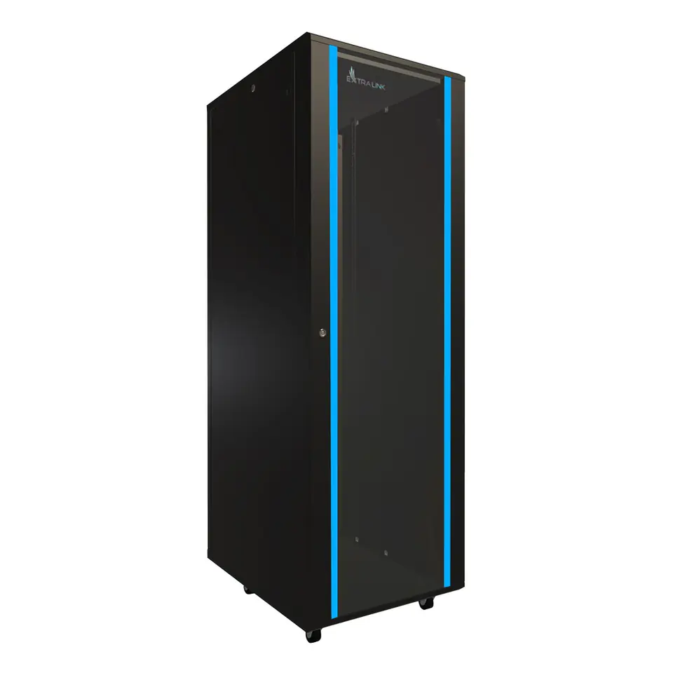 ⁨Extralink EX.11397 rack cabinet 37U Freestanding rack Black⁩ at Wasserman.eu