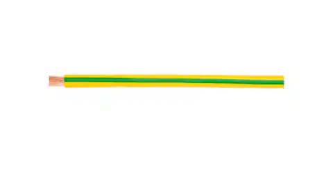 ⁨Przewód instalacyjny H07V-K (LgY) 4 żółto-zielony /100m/⁩ w sklepie Wasserman.eu
