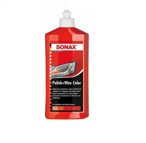 ⁨Sonax Wosk koloryzujący czerwony 250ml⁩ w sklepie Wasserman.eu