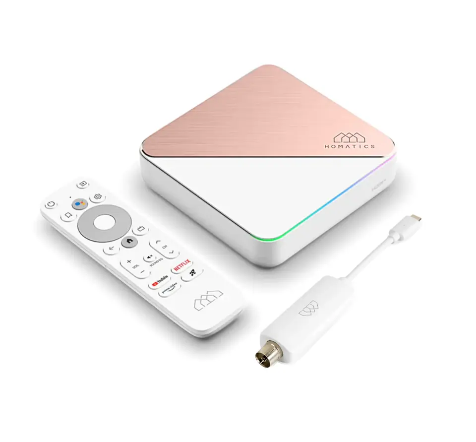 ⁨Homatics Box R 4K Plus Android 11 WiFi 2,4 GHz+5 GHz | 4GB RAM | 32GB ROM + dekoder DVB-T2 H.265⁩ at Wasserman.eu