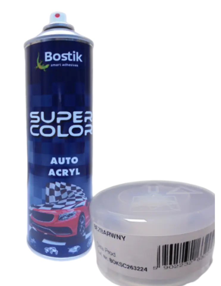 FARBA W SPRAYU LAKIER MOTORYZACYJNY AUTO ACRYL BEZBARWNY 500ML w sklepie Wasserman.eu