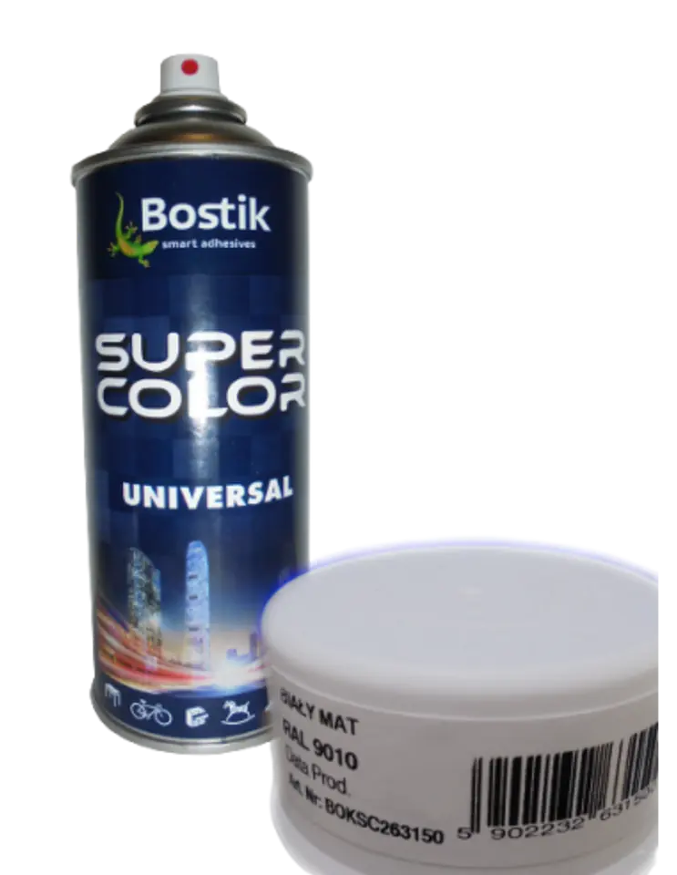 ⁨Universal spray paint 400ml (matt white, RAL 9010)⁩ at Wasserman.eu