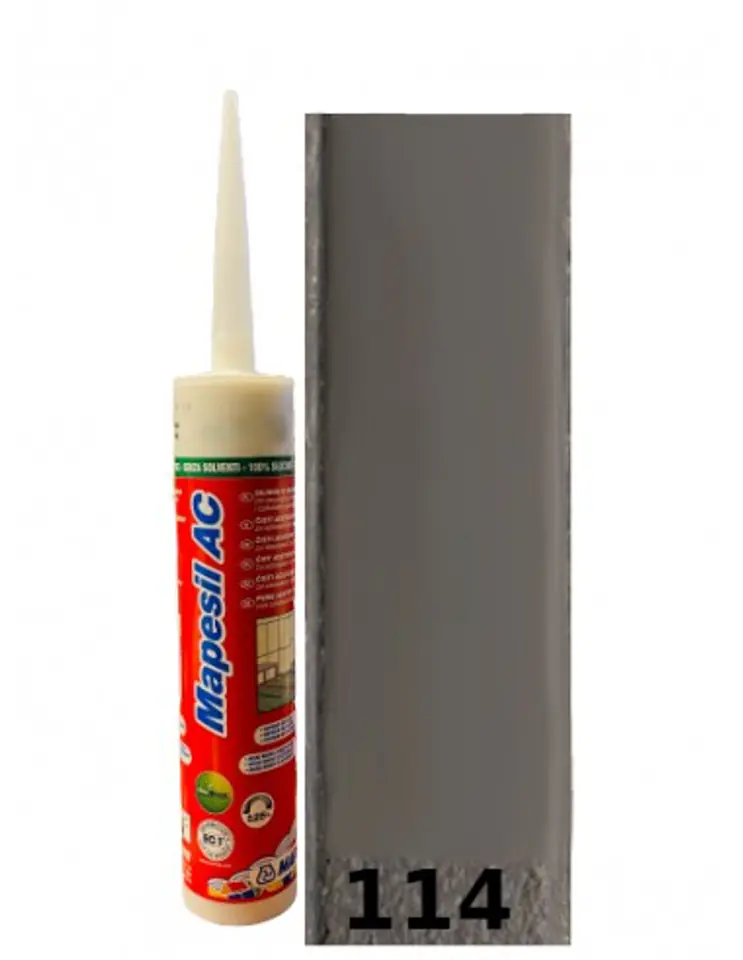 Silicone based on MAPESIL AC vinegar (114 Anthracite) at Wasserman.eu