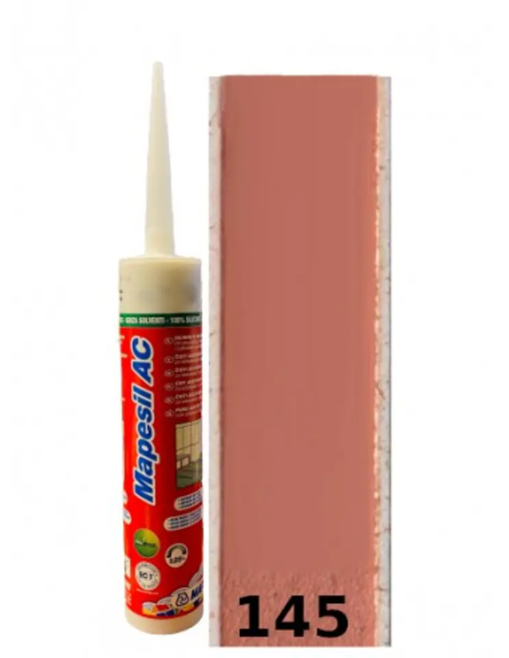 Silicone based on MAPESIL AC vinegar (145 Brick red) at Wasserman.eu