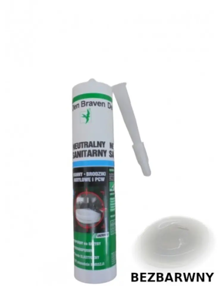 ⁨Sanitary Neutral Silicone Braven NAF 300ml white 616822⁩ at Wasserman.eu