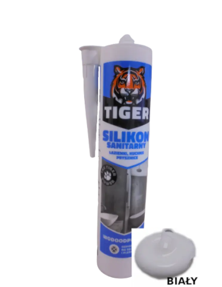 ⁨SILIKON SANITARNY BIAŁY TIGER 260ML⁩ w sklepie Wasserman.eu