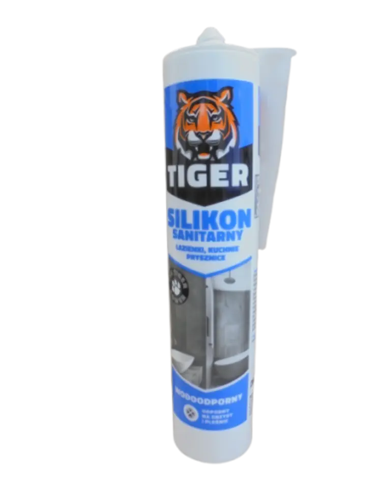 ⁨SILIKON SANITARNY BEZBARWNY TRANSPARENTNY TIGER 260ML⁩ w sklepie Wasserman.eu