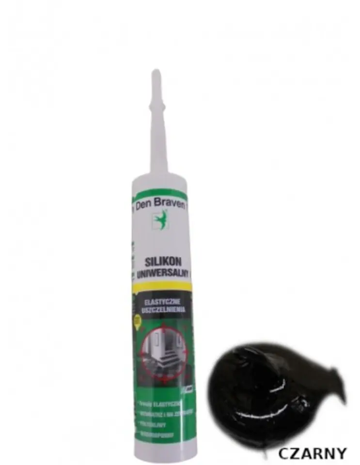 ⁨SILIKON UNIWERSALNY 1001U CZARNY 280ML⁩ w sklepie Wasserman.eu