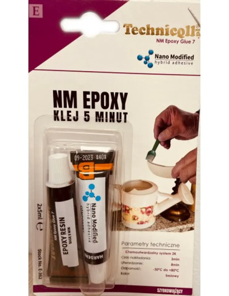 Technicqll E-362 epoxy universal adhesive 5 minutes at Wasserman.eu