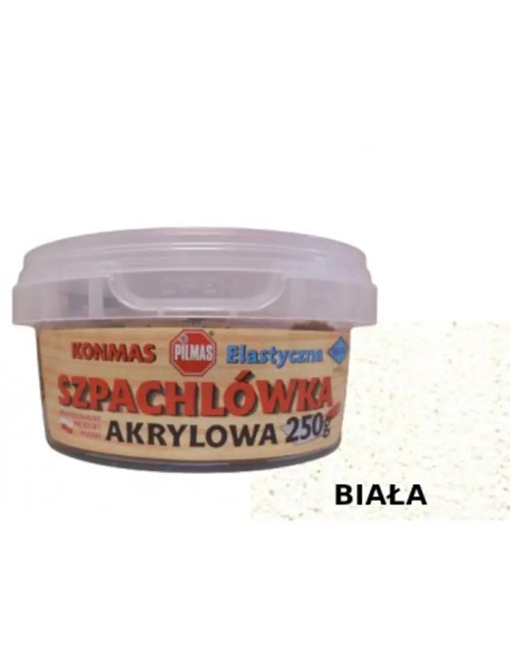 ⁨KONMAS SZPACHLÓWKA AKRYLOWA BIAŁA 250G⁩ w sklepie Wasserman.eu