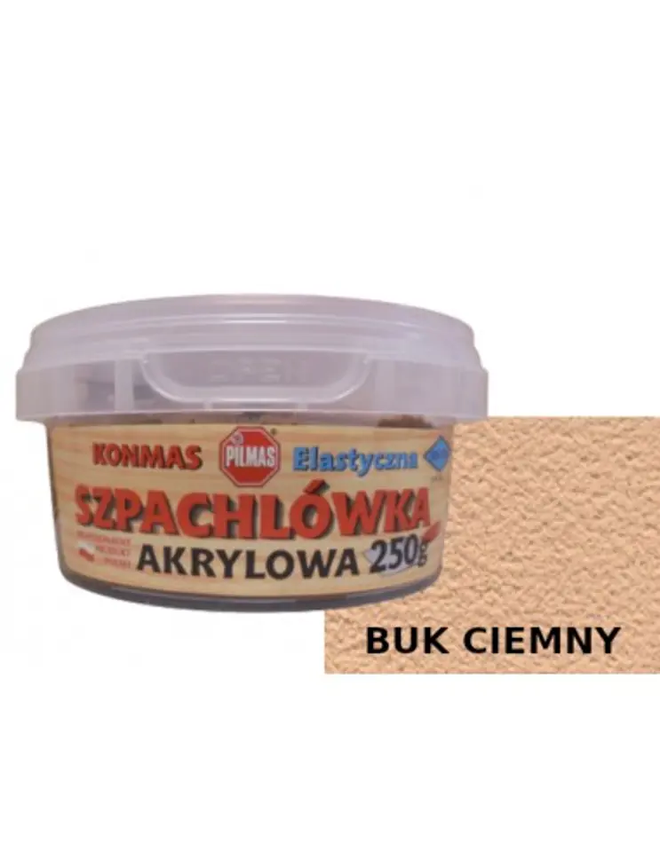 ⁨KONMAS SZPACHLÓWKA AKRYLOWA BUK CIEMNY 250G⁩ w sklepie Wasserman.eu