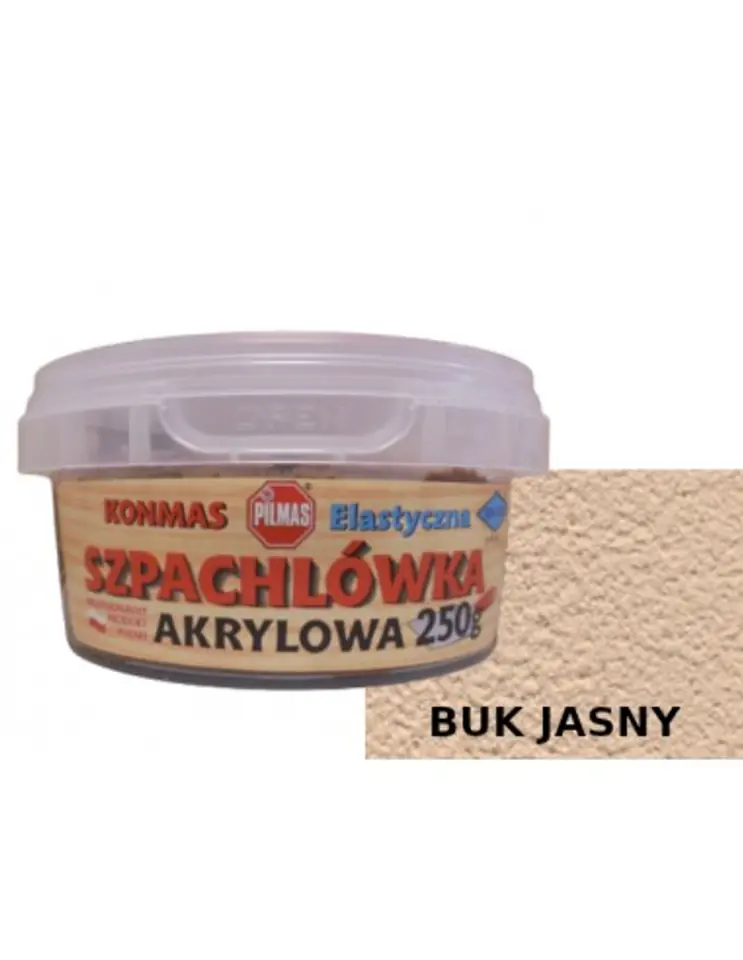 ⁨KONMAS SZPACHLÓWKA AKRYLOWA BUK JASNY 250G⁩ w sklepie Wasserman.eu