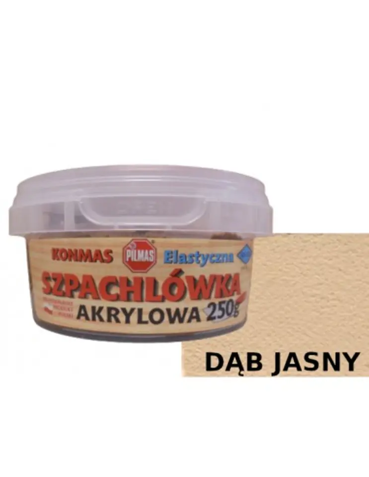 ⁨KONMAS SZPACHLÓWKA AKRYLOWA DĄB JASNY 250G⁩ w sklepie Wasserman.eu