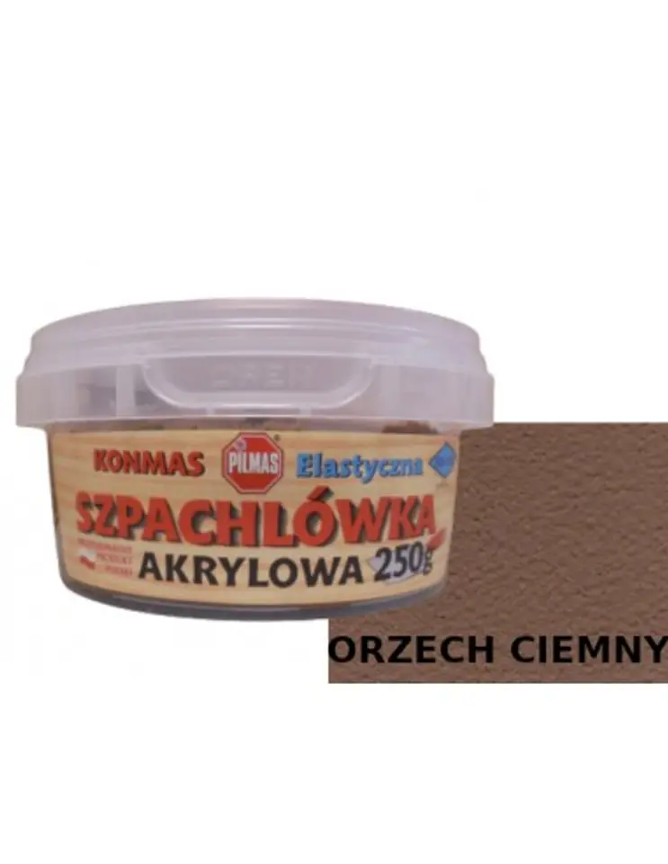 ⁨KONMAS SZPACHLÓWKA AKRYLOWA ORZECH CIEMNY 250G⁩ w sklepie Wasserman.eu