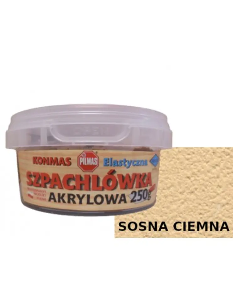 ⁨KONMAS SZPACHLÓWKA AKRYLOWA SOSNA CIEMNA 250G⁩ w sklepie Wasserman.eu