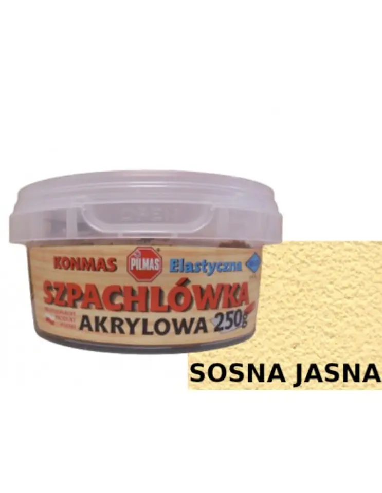 ⁨KONMAS SZPACHLÓWKA AKRYLOWA SOSNA JASNA 250G⁩ w sklepie Wasserman.eu