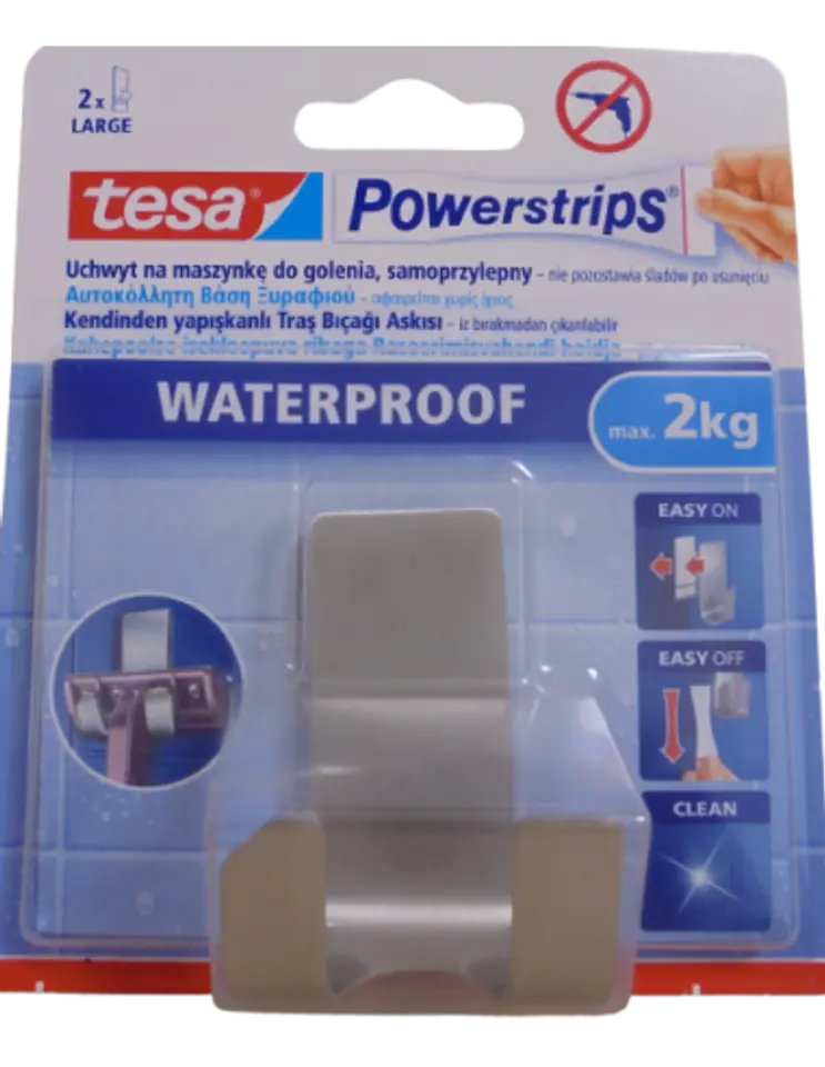 ⁨HACZYK UCHWYT SAMOPRZYLEPNY TESA POWERSTRIPS 1szt⁩ w sklepie Wasserman.eu