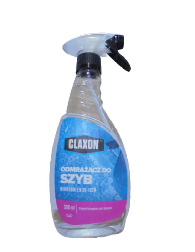 ⁨ODMRAŻACZ DO SZYB, ŚRODEK DO ODMRAŻANIA SZYB - CLAXON - 500ml⁩ w sklepie Wasserman.eu