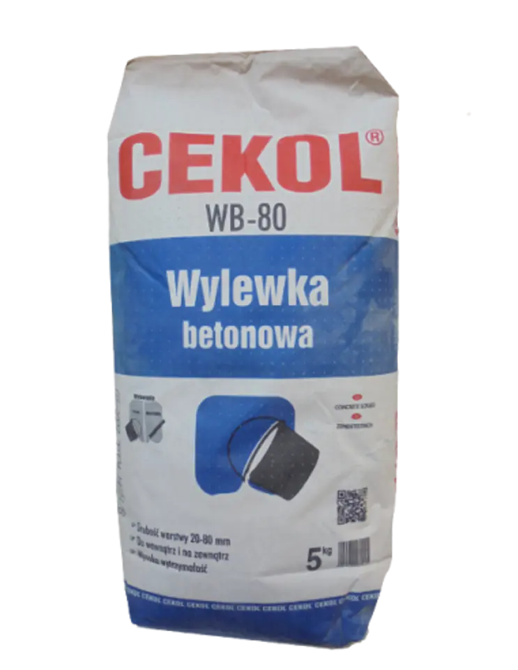 ⁨WYLEWKA BETONOWA WB-80 20 - 80mm CEKOL⁩ w sklepie Wasserman.eu