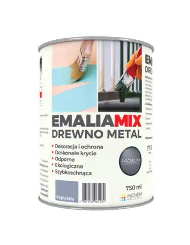 ⁨Emalia MIX Drewno Metal 750ML POPIELATY⁩ w sklepie Wasserman.eu