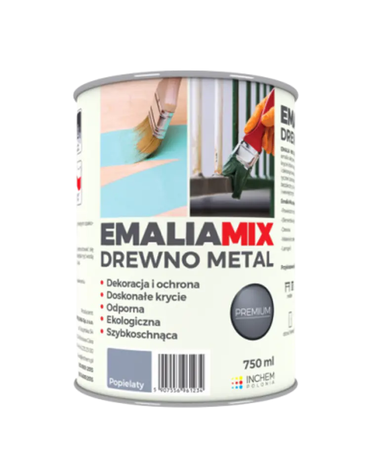 ⁨Emalia MIX Drewno Metal 750ML POPIELATY⁩ w sklepie Wasserman.eu