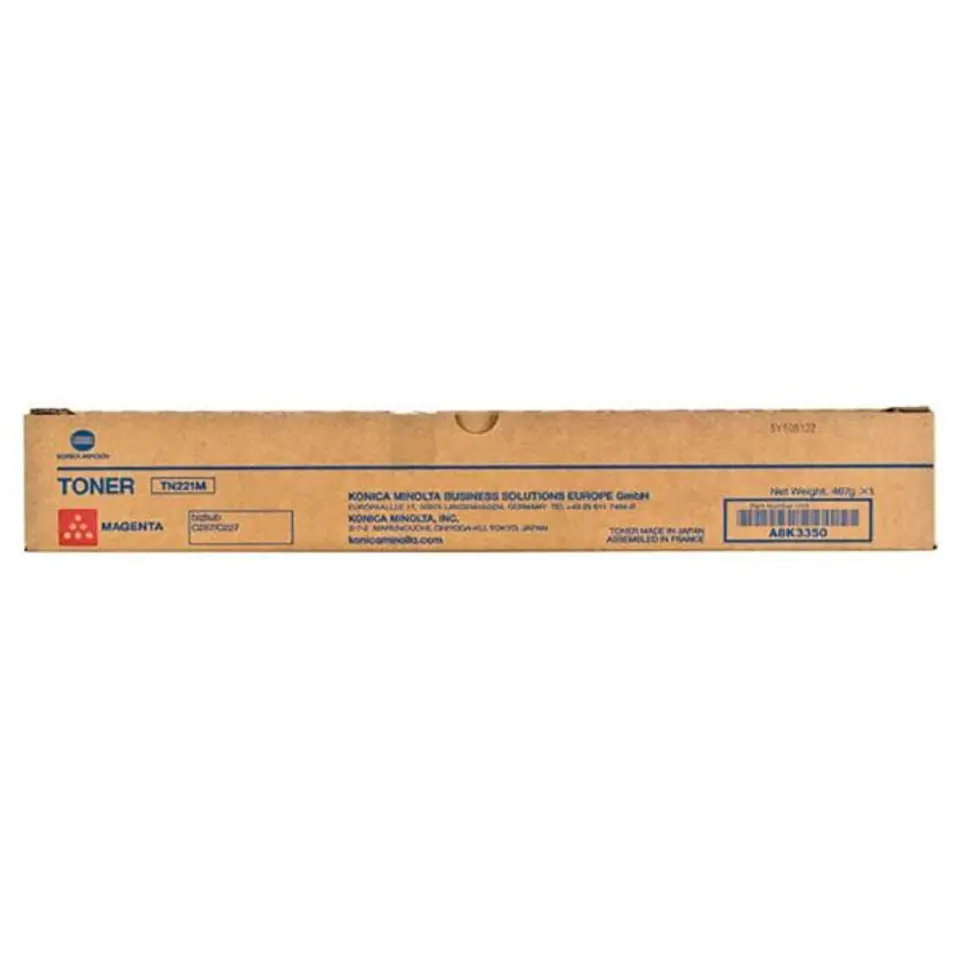 ⁨Konica Minolta oryginalny toner TN221M, A8K3350, magenta, 21000s⁩ w sklepie Wasserman.eu