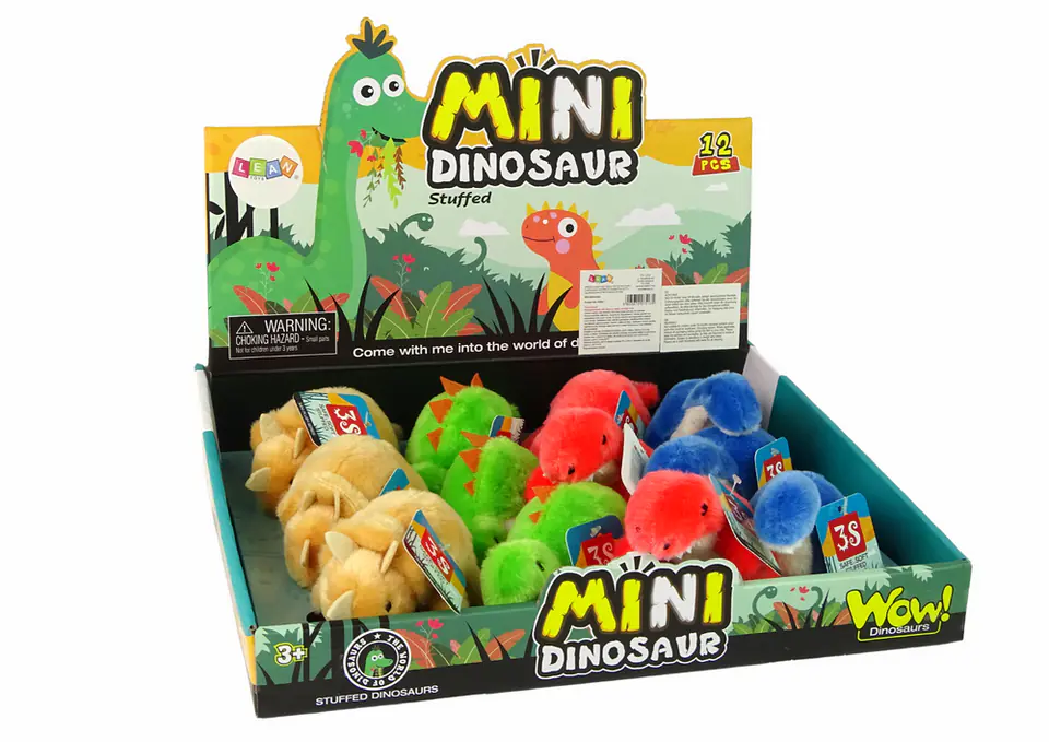 ⁨Mini Pluszak Zwierzątko Dinozaur 4 Gatunki⁩ w sklepie Wasserman.eu